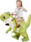GOOSH Inflatable Kids and Adults Halloween Blow up Funny Riding Dinosaur Costume